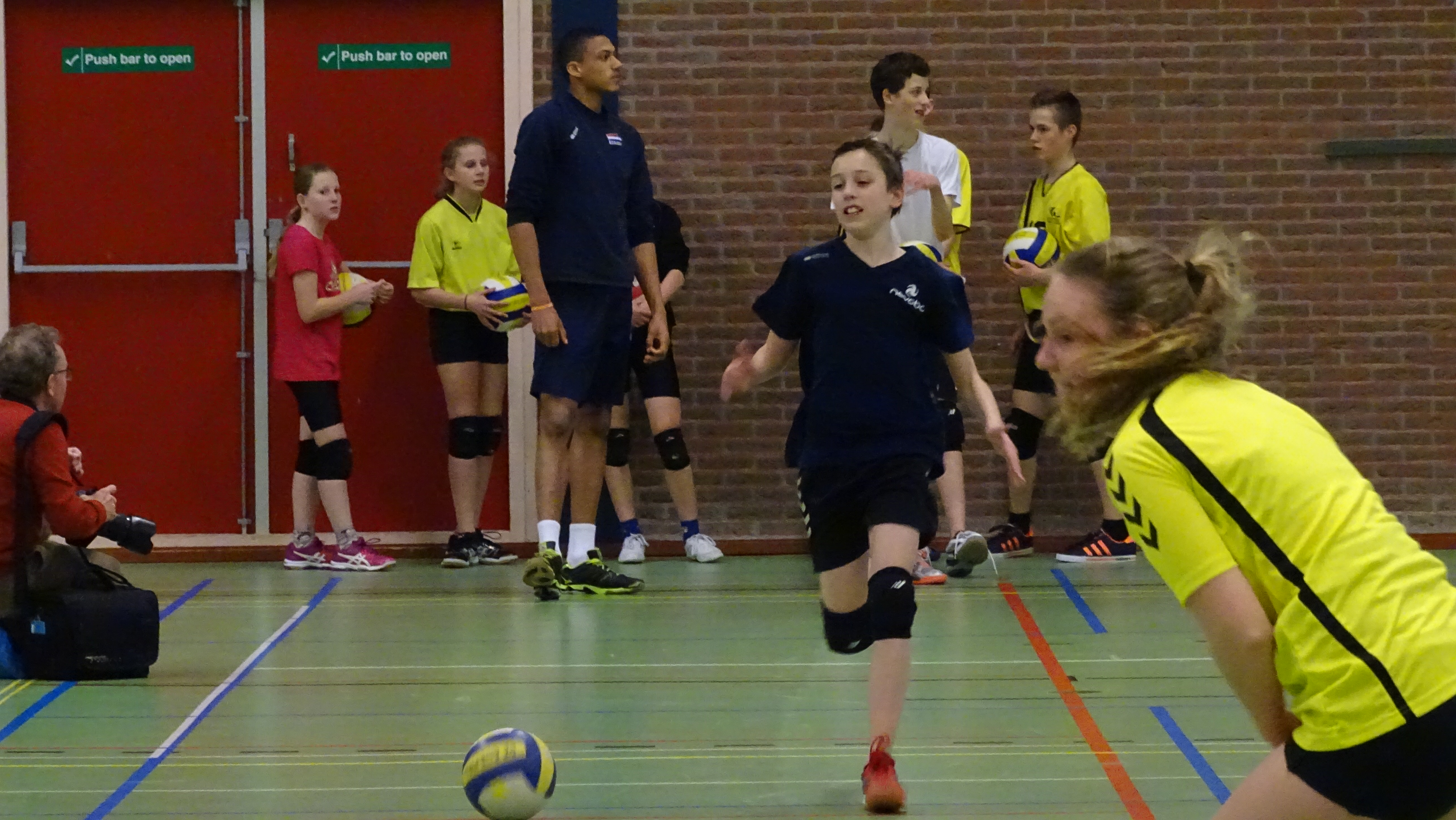 Clinic met Fabian Plak druk bezocht
