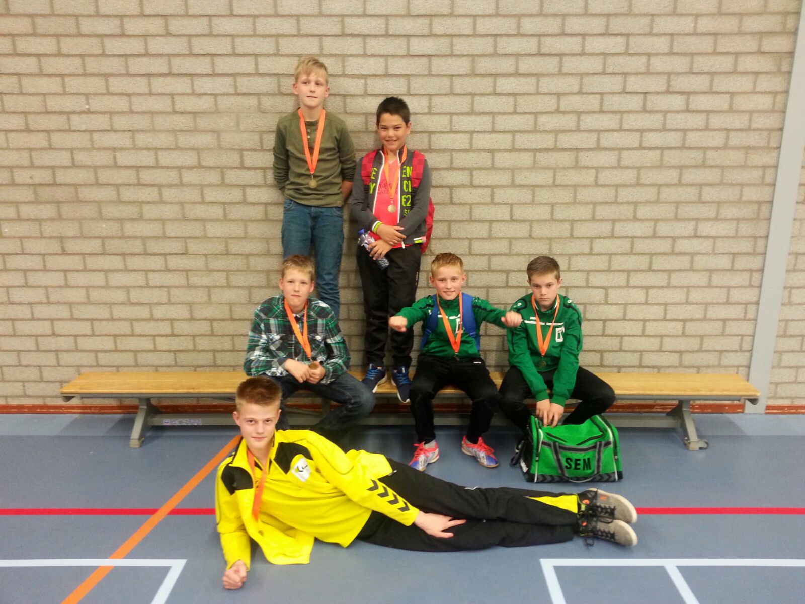 Jongensteam Barbaraschool 2e op provinciaal plaatsingstoernooi