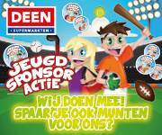 DEEN Jeugdsponsor Actie!!!