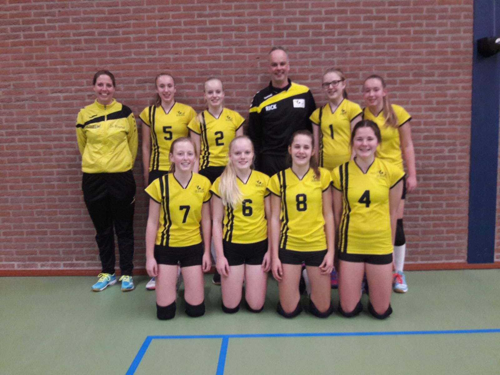 Meiden B door naar halve finale in de NOJK