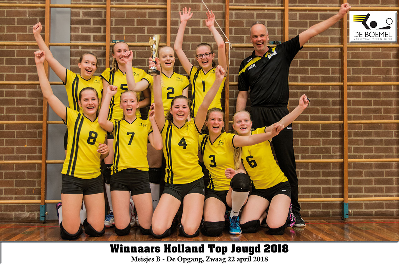 De Boemel meisjes B veroveren Holland Top Jeugd beker 2018