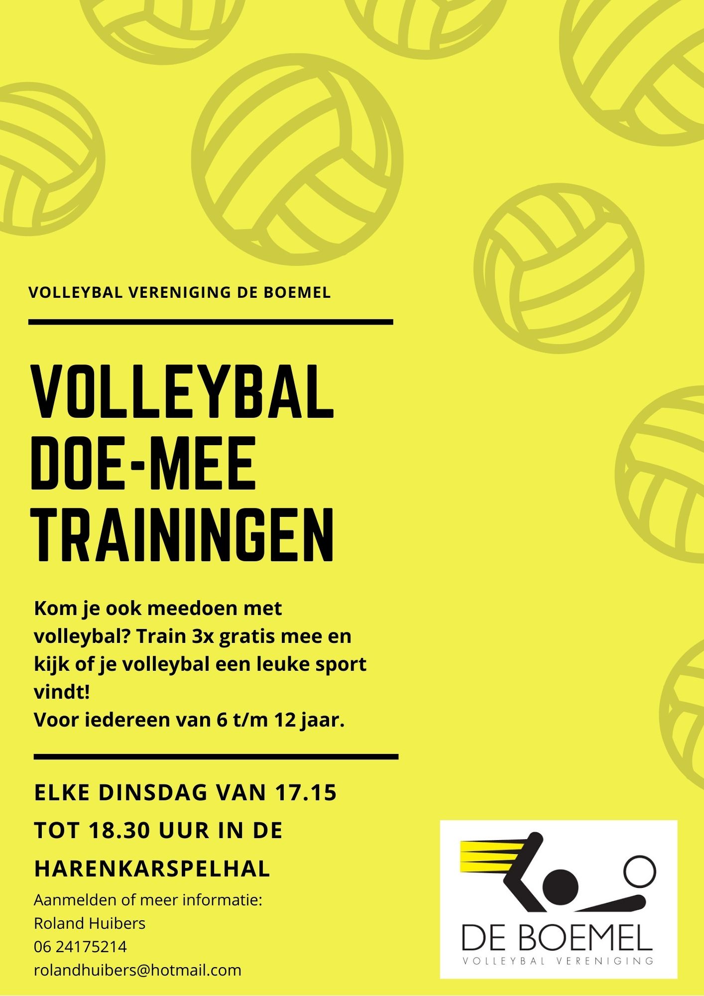 Volleybal-doe-mee trainingen