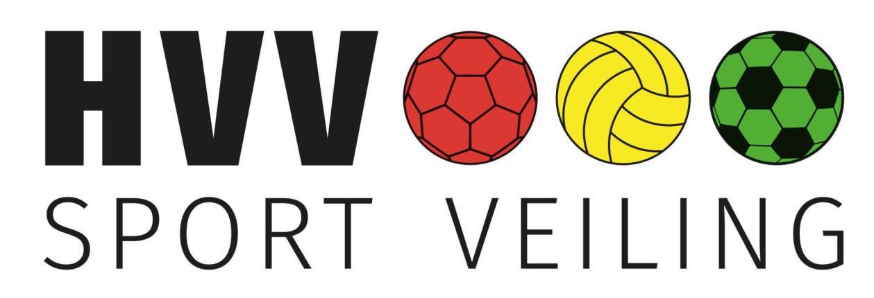 kavelboekje voor de grote HVV-veiling