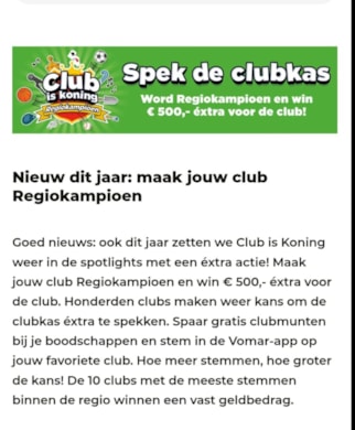 vomar actie 2026